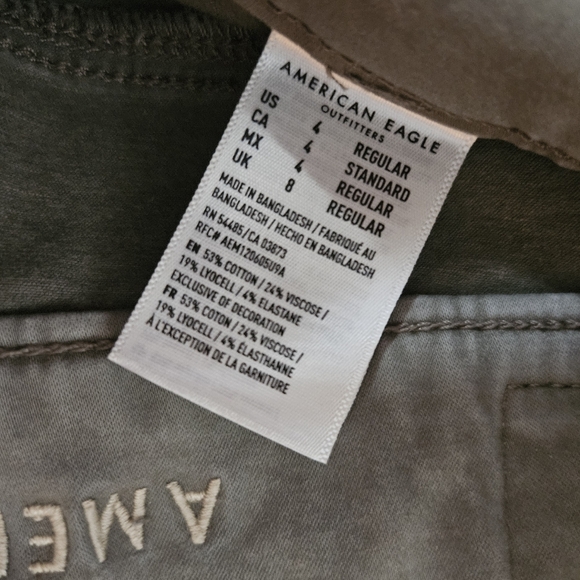 American Eagle Skinny Cargo Pants sz 4 - Picture 2 of 5